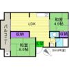 丸上ハイツBの間取り画像