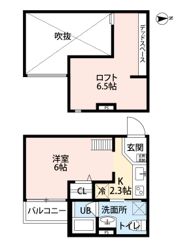 brca duo（バルカ デュオ）の間取り画像