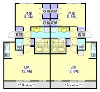 HermitⅢの間取り画像