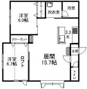 カルミナAの間取り画像