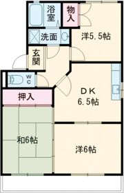弥生ハイムBの間取り画像