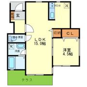 ONLYONE川西丸の内の間取り画像