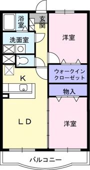 ルピナス A棟の間取り画像