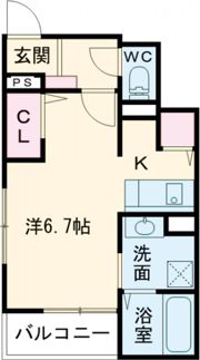 アウローラ長束西の間取り画像