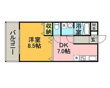 アメニティⅡの間取り画像