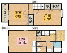 テラスハウス吉田山の間取り画像