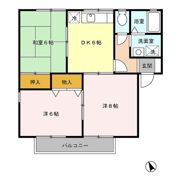ハイカムール園生 Ⅱの間取り画像