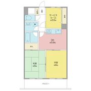 ダイアパレス沼垂四ツ角の間取り画像