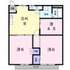 ハイツ八木の間取り画像