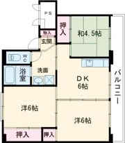 ビレッジハウス燕1号棟の間取り画像