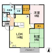パークタウンナリタ Dの間取り画像