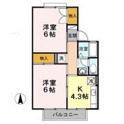 パークハイツ2の間取り画像