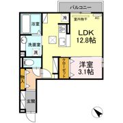 D-room茶屋の間取り画像