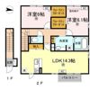 D-room船木の間取り画像