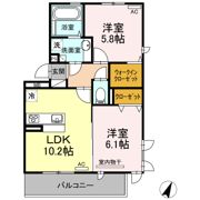 D-room グランディールの間取り画像
