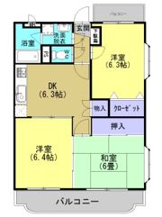 フルールmの間取り画像
