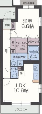 サンスクエアの間取り画像