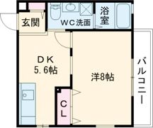 メゾンヴェルテの間取り画像