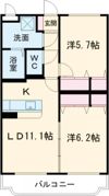ユーミーセレッソの間取り画像