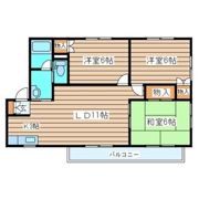 Corpo KYODAI Dの間取り画像