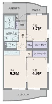 ベアテスPTMⅢの間取り画像