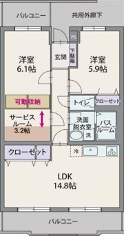 フォレスタヴィアーレの間取り画像