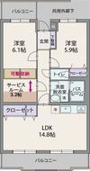 フォレスタヴィアーレの間取り画像
