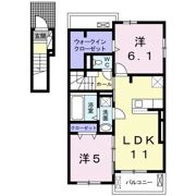 チェリーコート Aの間取り画像