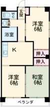 メゾンド釘島の間取り画像