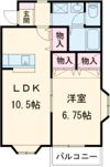 エスポワールコマツ弐番館の間取り画像