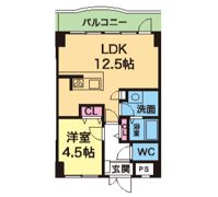 YKハイツ西明石北の間取り画像