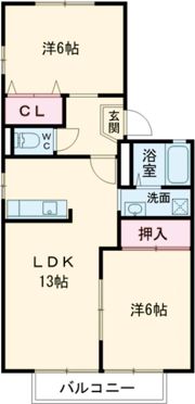 メゾンドエンボワールⅤの間取り画像