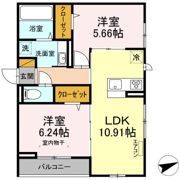 グリーンⅣの間取り画像