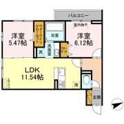 グリーンⅣの間取り画像