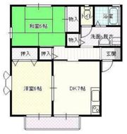 クレセントⅠ番館の間取り画像