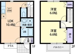 ハナミズキの間取り画像