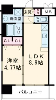 プレジオ布施ASIANの間取り画像