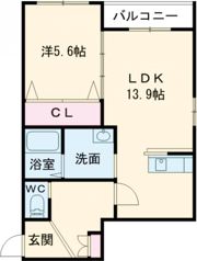 ラ ベルマの間取り画像