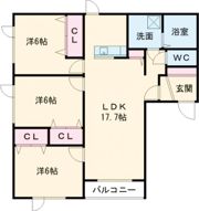 アプシノンⅡの間取り画像