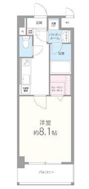 モントーレヒルズ東櫛原の間取り画像