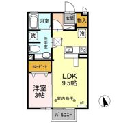 エスポワール川田 Bの間取り画像