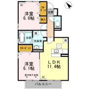 アンソレイエの間取り画像
