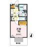 D-room南出島の間取り画像