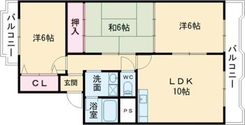 メゾン辻の間取り画像