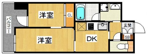 プライム香椎の間取り画像