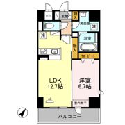 シェルト新都心の間取り画像