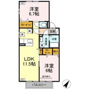 フローラの間取り画像