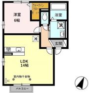 コージイ コート Bの間取り画像