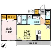 レヴァージュの間取り画像