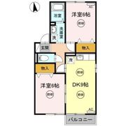 セジュール松縄 B棟の間取り画像